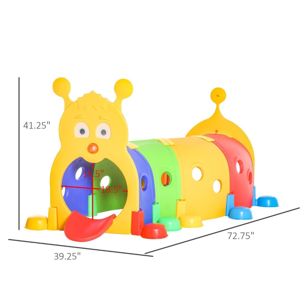 Toddler Tunnel HDPE Durable Climbing Toy Indoor Playground Activity Structure