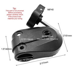 Garden Swing Gear Replacement 2 Inch 30 Teeth Plastic Fitting RUS4180