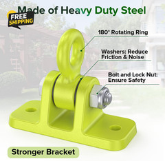 Swing Hangers for Wooden Sets Pack of 2 Heavy Duty Swingset Hardware