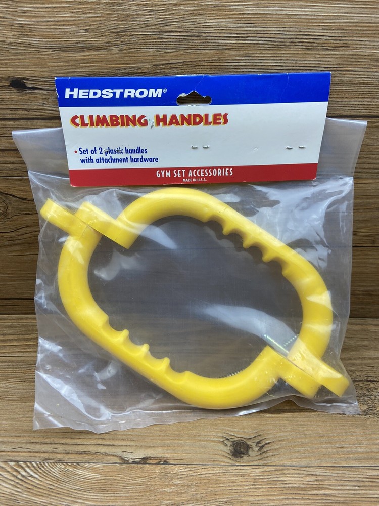 Hedstrom Climbing Yellow Plastic Handle For Swing Set Gym Hardware Set of 2 NEW