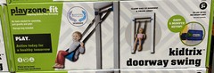 Playzone-fit Kidtrix Doorway Swing Kit for Kids Weight Limit 150 lbs Ages 3+