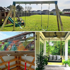 2400Lb Capacity Heavy Duty Swing Hangers for Wooden Sets Playground Porch Indoor