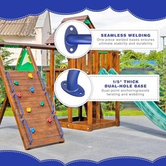 30 Inch Metal Safety Handle, Playground Ladder Handle & blue 2- 30 Inch-2pcs