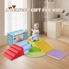 7-Piece Foam Climbing Blocks for Toddlers & Babies 1-5: Ultimate Indoor Play …