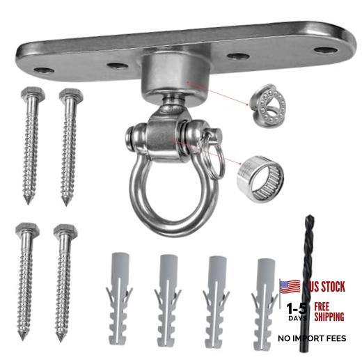 Swing Hanger Heavy Duty Anti-Rust 180° & 360° Bearings1500 lb Capacity Size 2