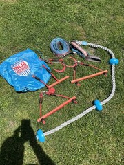 American Ninja Warrior Extreme Ninjaline Kit Complete USED