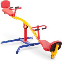 Spinning Teeter Totter Impact Absorbing Kids Playground Equipment