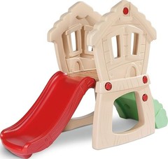 Climber with Slide Rock Wall Crawl Tunnel Hideout for Toddlers Age 1-4