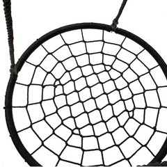 48″ Spider Web Swing Set Large Platform Net Adjustable Hanging Ropes for Kids