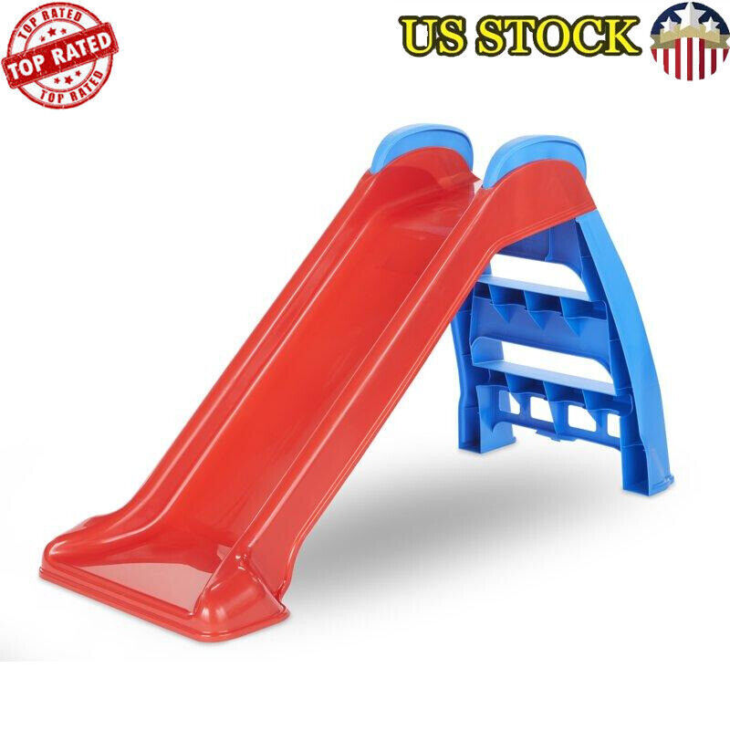 Kids Beginner Slide Play Set Indoor Outdoor Easy Assembly Safe 18M 6 yrs New