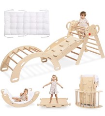 Pikler Triangle Set Indoor/Outdoor Kids Climbing Toy