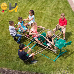 Playground Equipment Airplane Teeter Totter Outdoor Kids Backyard Play See Saw