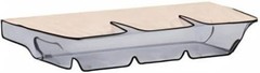 Replacement Swing Canopy 77″x50″, 420D UV Protection Cover