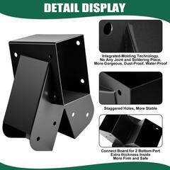 Heavy Duty a Frame Swing Set Bracket Kit Include 2 Brackets & 6 Swing Hangers…