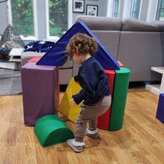 Playful Foam Climbing Blocks 11Pc Kit for Children Ages 1-3 Years