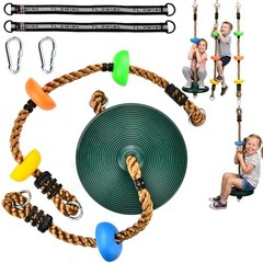 Connectable Tree Swing Combo for Kids Muticolor Connectable Swing (2 Pack)