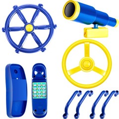 Playground Accessories Backyard Pirate Plastic Ship Playset Plastic Playgroun…
