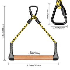 SELEWARE 3-Pack Kids Monkey Bars for Backyard & Indoor – Hanging Monkey Bars …