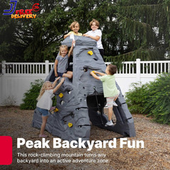 Skyward Summit for Kids Climbing Wall Playset for Toddlers Outdoor Playground