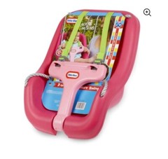 2-In-1 Snug And Secure Swing Magenta Easy-In Hinged T-bar Toddler Kids Swing Set