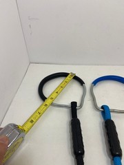 🍉 2 Hanging Ninja Gymnastic Rings Swing Monkey Bars Climbing Ring Jungle Fist