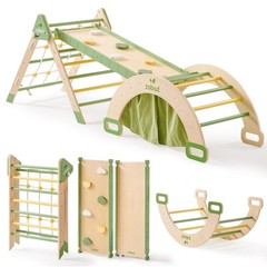 Montessori Pikler Triangle ROBUD 7in1 Foldable Climber