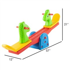 Teeter Totter Seesaw Indoor Outdoor Kids Toddlers Rocking Toy 2 – 4 Yrs