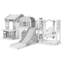 Kids Playground Slide and Swing Set Indoor Outdoor Toddler Playset Backyard Home