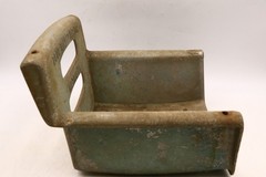 Vintage Metal Playground Swing Seat ~13x13x9″ Blue Valley Ind Mexico PA #2