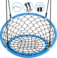 Kids Hanging Circle Swing – 35.5″ Indoor/Outdoor Saucer for Trees & Sets