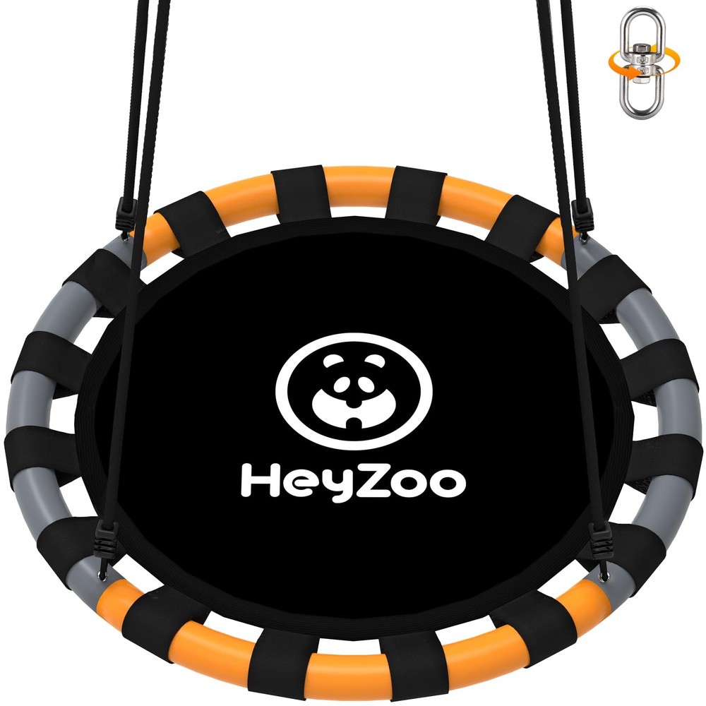 48 Inch Saucer Swing Set Heavy Duty 900lbs Backyard Outdoor Playground