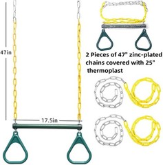 Heavy Duty Swing Sets Brackets Including 2 Green A-Frame Swing Set G+g+g+g