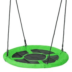 40” Saucer Tree Swing Set Round Web Net Adjustable for Children Playground