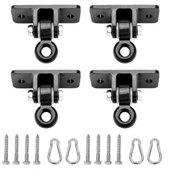4 Pack Metal Heavy Duty Swing Hangers Swing Set Hardware Playground Porch Yoga S