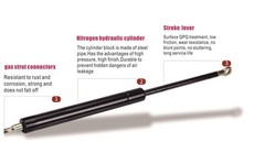 2Pcs 25.98 Inch Front Hood Struts Lift Supports Fits 2005-2012 Avalon Sedan -…