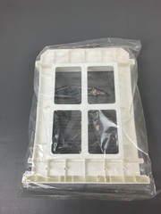 Backyard Discovery White Plastic Playground Window Frame with Rectangular Openin
