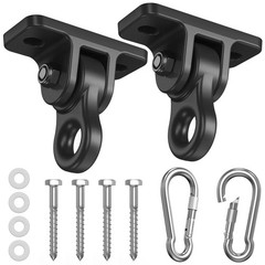 Heavy Duty Swing Hangers, Indoor-Outdoor Hooks, 2-Pack