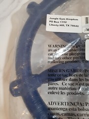 Jungle Gym Kingdom Replacement Pirate Ship Wheel Blue