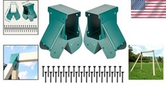 A-Frame Middle Swing Set Bracket Kit, Wood Swing Hardware for Outdoor Playground