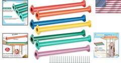 7 Colorful Monkey Bars Kit for Backyards & Playgrounds