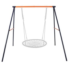 Swing Set Fun Play Chair Kids Children Metal Frame Stand Swing Frame Backyard