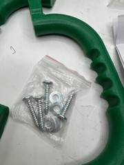 (1 pair) Gorilla Playsets Plastic Safety Handles 07-0005 Green