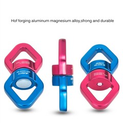, Blue Red Swing Swivel, 30 KN Safest Rotational Device Hanging Accessory