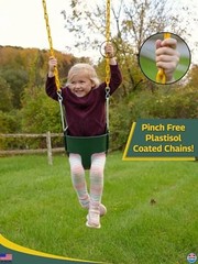 Fully Assembled High Back Full Bucket Toddler Game Swing Seat