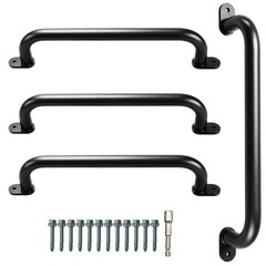 4 Pack 17”Metal Playground Safety Handles, Non-Slip Grab Bars for Kids Playse…