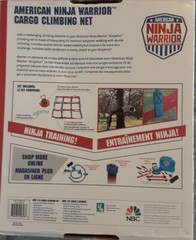 American Ninja Warrior CARGO CLIMBING NET Includes 34′ Anchor Line