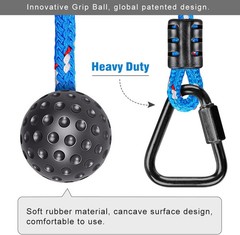 2 Pack Ninja Monkey Bars with Grip Ball 250LB Capacity Obstacle Course Bars with