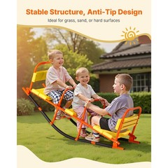 Kids Toddlers Seesaw Rocker Playground Backyard Outdoor Activity Play Toy Age 3+
