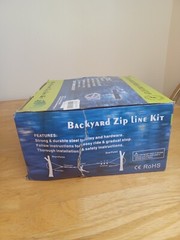 Backyard Zip Line Kit 60 Foot Zip Line Kit for Kids and Adult Less Then 250lb