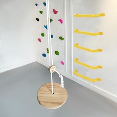 17” Yellow Monkey Bars Indoor, Outdoor Playground Handles, 6 Pieces